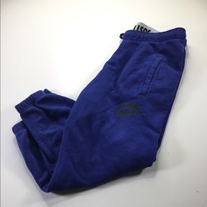 Nike Blue Running Workout Sweatpants